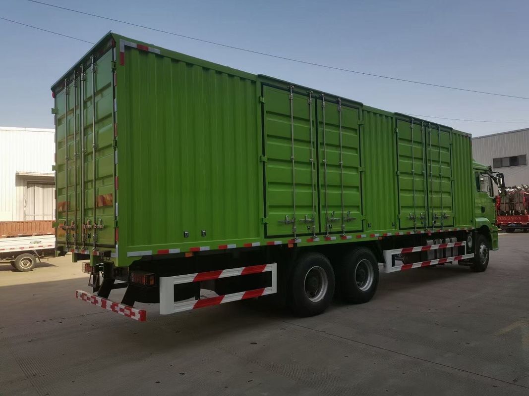 کامیون باربری سبز 6x4 وان SHACMAN H3000 کامیون باربری بزرگ 340HP برای تحویل