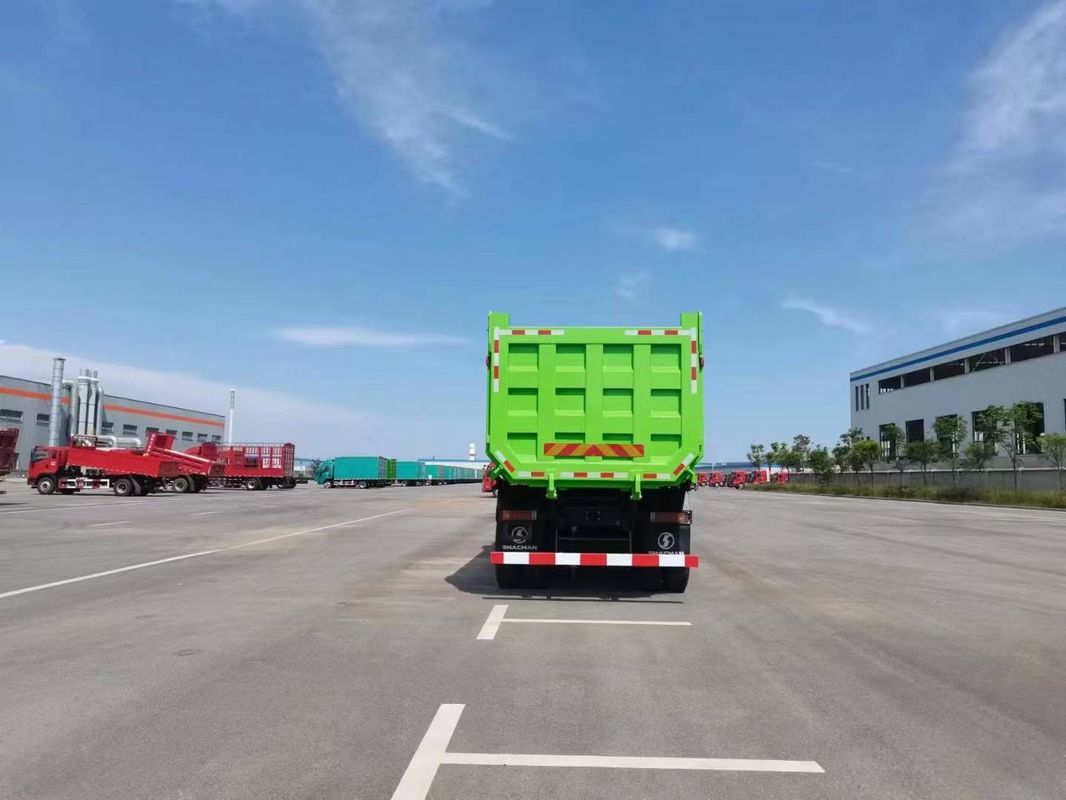 10 چرخ SHACMAN F3000 CNG کامپ 6x4 یورو V WEICHAI-430HP سبز کامل برای ساخت و ساز و معدن