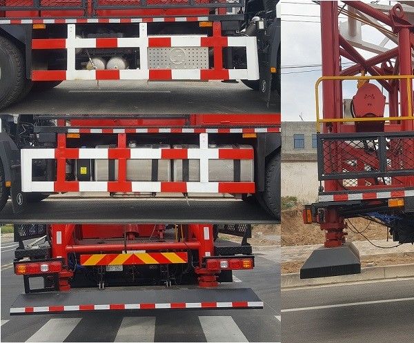 SHACMAN H3000 کامیون حفاری نفت 6x4 380HP EuroII سفید 50Ton تراکتور نفت نقلیه کامیون