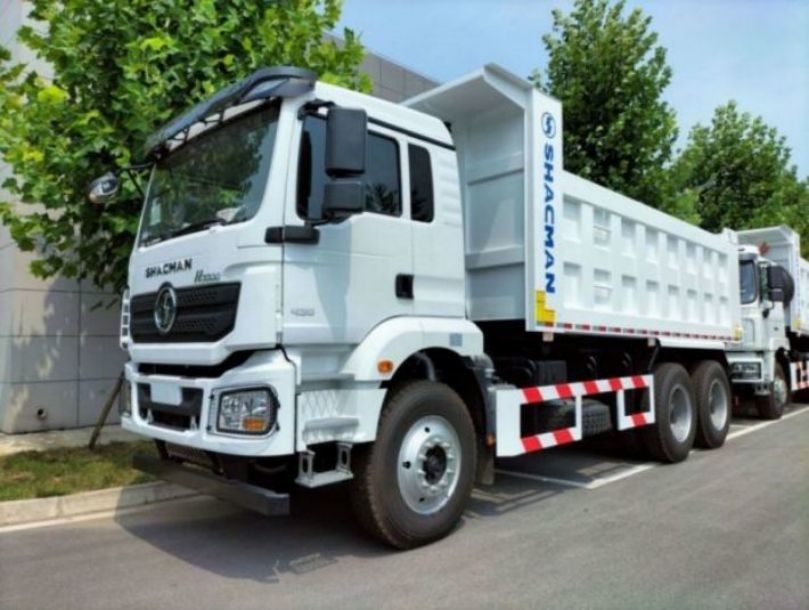 SHACMAN F3000 کامپ راننده 6x4 موتور WEICHAI 420Hp یورو II White Tipper با 10 لاستیک