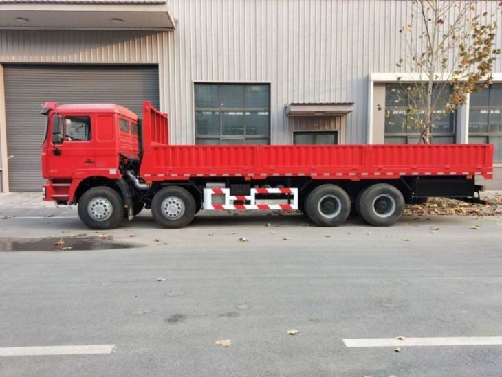 SHACMAN F3000 کامیون 8x4 430Hp قرمز وان کامیون برای حمل و نقل کامپوزیت