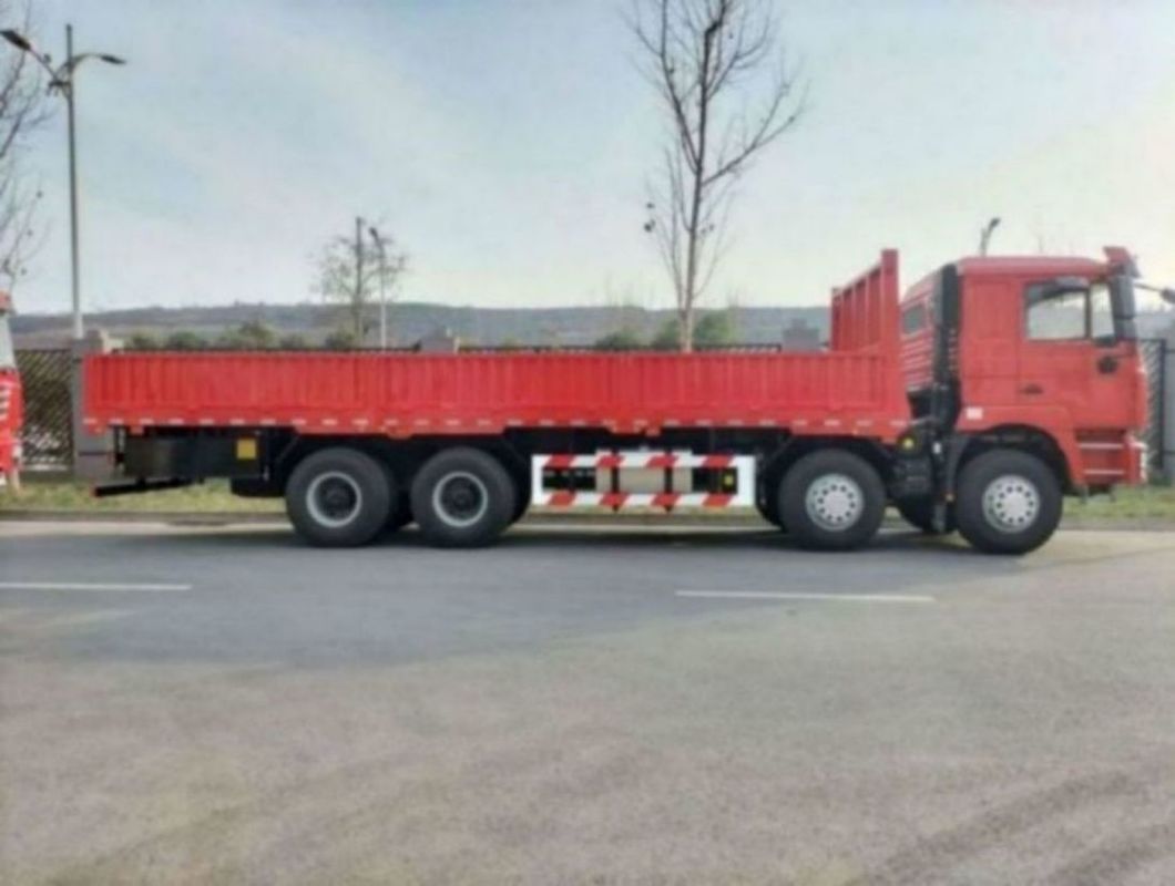 SHACMAN F3000 کامیون 8x4 430Hp قرمز وان کامیون برای حمل و نقل کامپوزیت