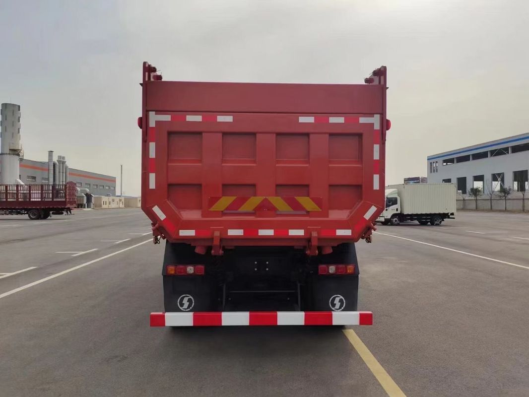قرمز SHACMAN سنگین کامپ کامیون 6 چرخ کامپ کامیون H3000 4x2 300Hp یورو II 3800mm