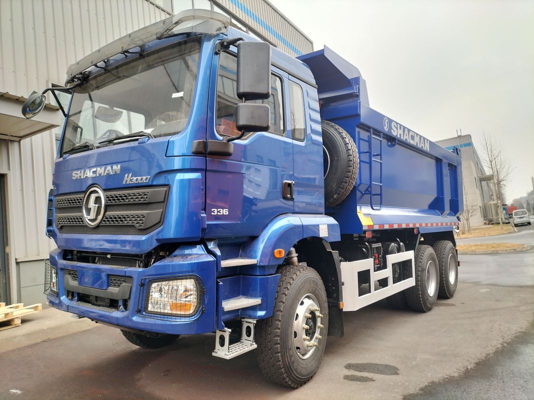 10 لاستیک SHACMAN H3000 کامپران 6x4 380Hp EuroII آبی نوع U
