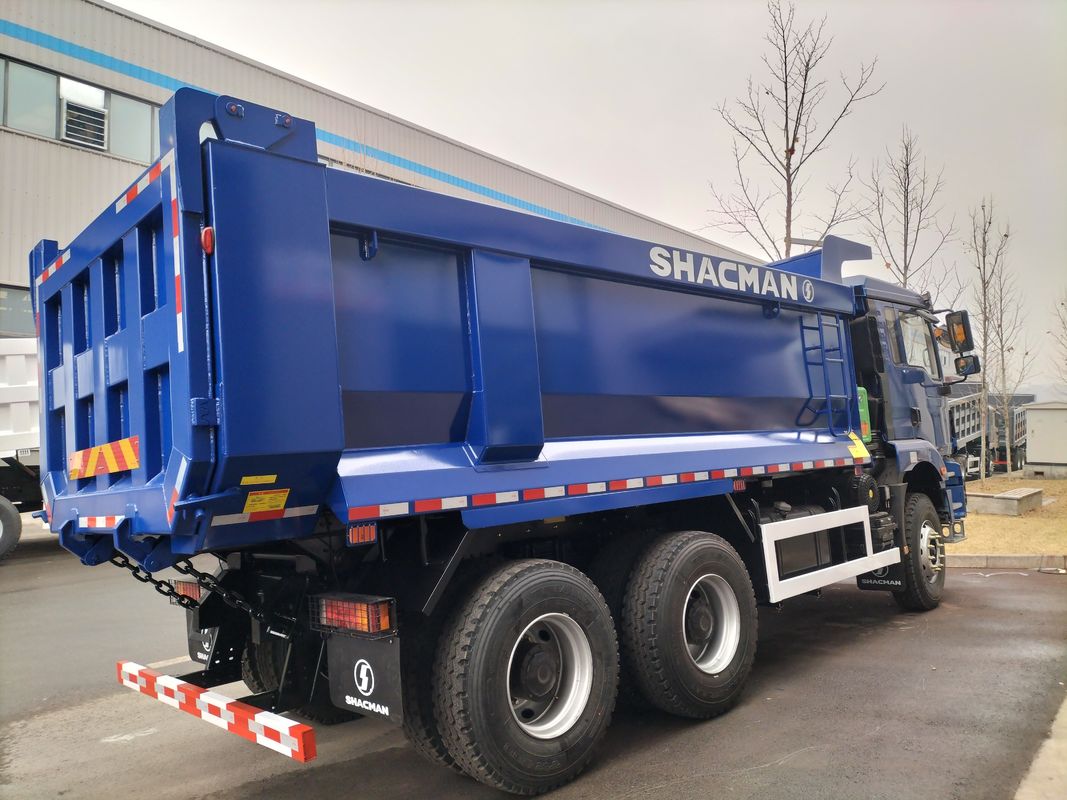 10 لاستیک SHACMAN H3000 کامپران 6x4 380Hp EuroII آبی نوع U