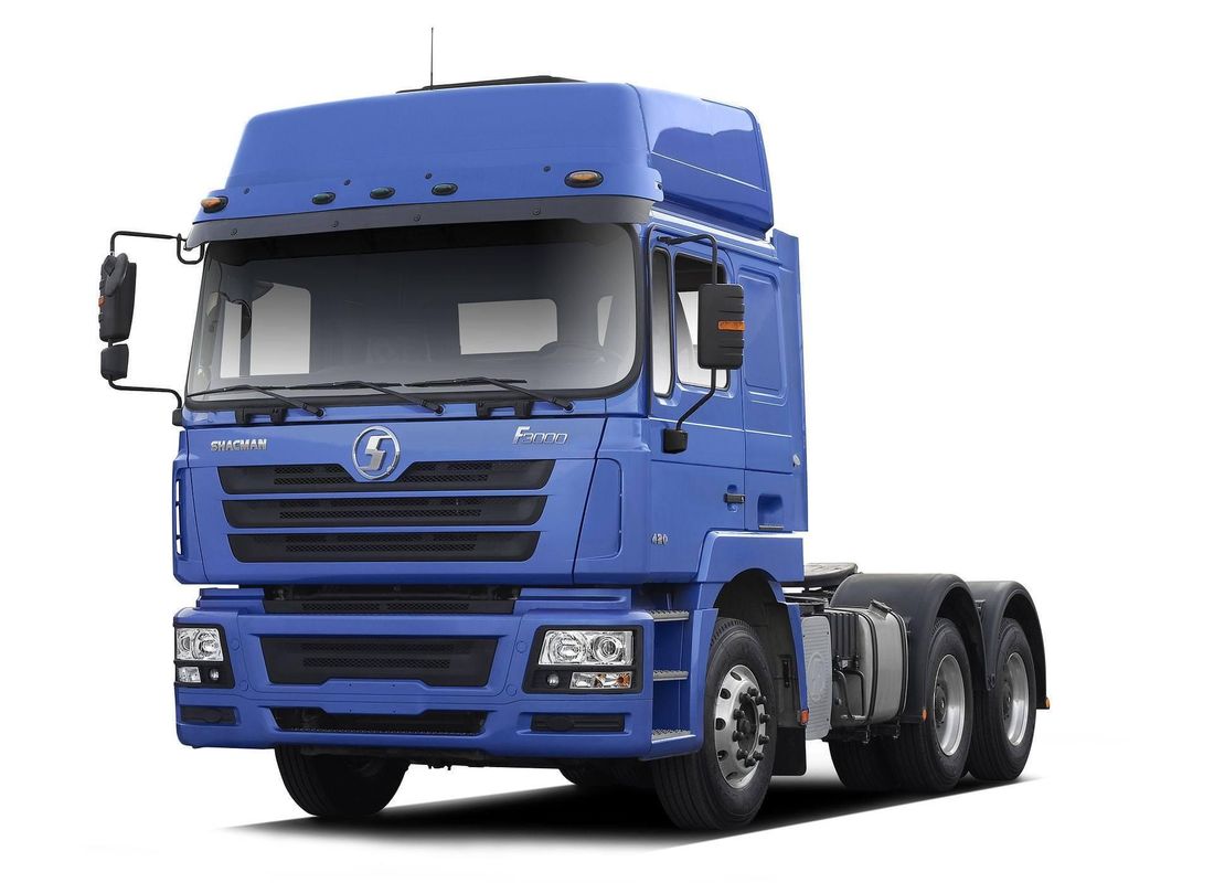 آبی SHACMAN F3000 تراکتور سر 6x4 460 HP EuroV Shacman تراکتور سر