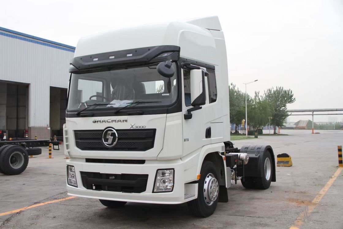 SHACMAN کیفیت بالا تراکتور کامیون X3000 4X2 موتور دیزل 375HP یورو V 30-40tons حمل و نقل لجستیک تراکتور کامیون