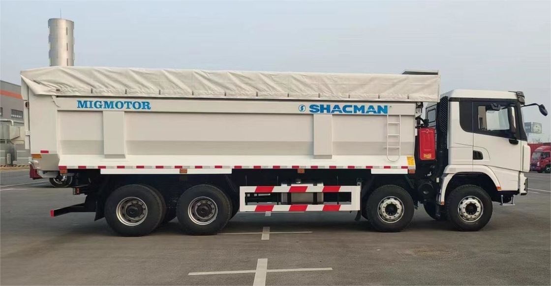 SHACMAN 8x4 440HP EuroV سنگین کامپران سفید 20 - 30 تن کامپران کپی