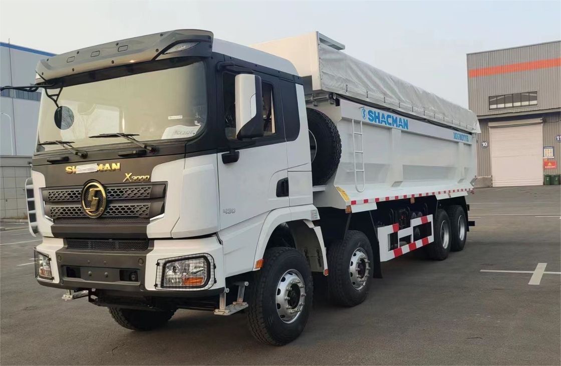 SHACMAN 8x4 440HP EuroV سنگین کامپران سفید 20 - 30 تن کامپران کپی