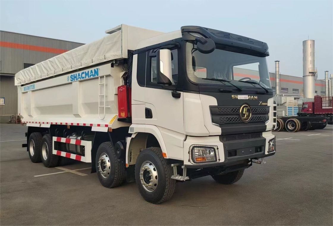 SHACMAN 8x4 440HP EuroV سنگین کامپران سفید 20 - 30 تن کامپران کپی