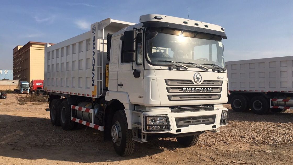 SHACMAN 3 محور تپک دامپ کامیون H3000 6x4 400HP EuroII 50Ton سه محور دامپ کامیون