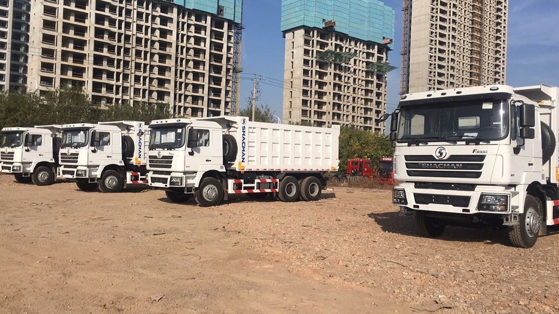 SHACMAN 3 محور تپک دامپ کامیون H3000 6x4 400HP EuroII 50Ton سه محور دامپ کامیون