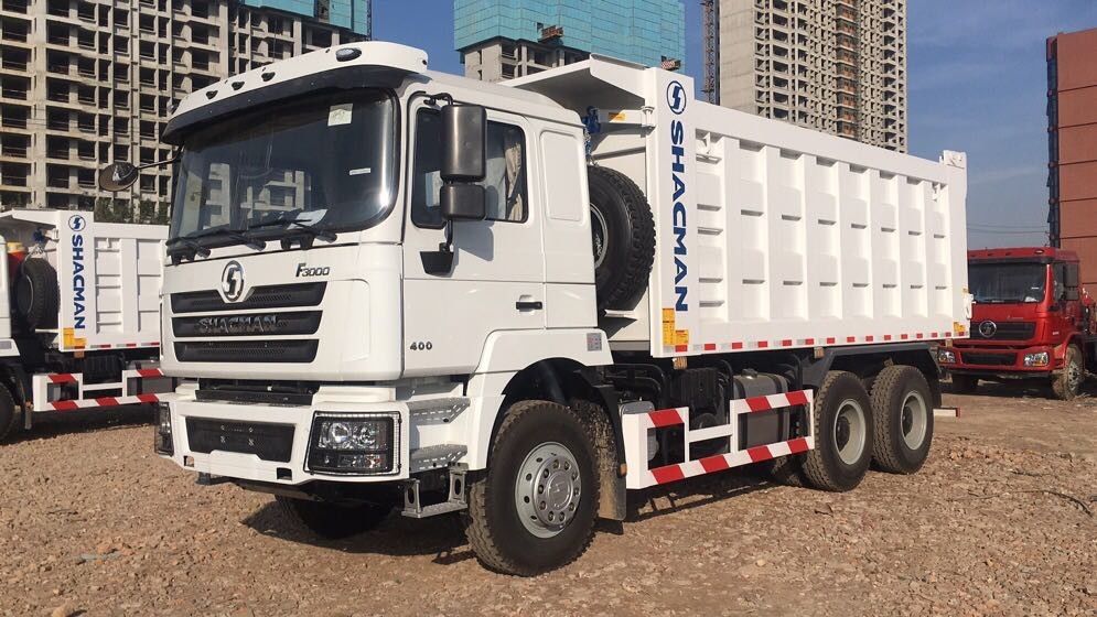 SHACMAN 3 محور تپک دامپ کامیون H3000 6x4 400HP EuroII 50Ton سه محور دامپ کامیون