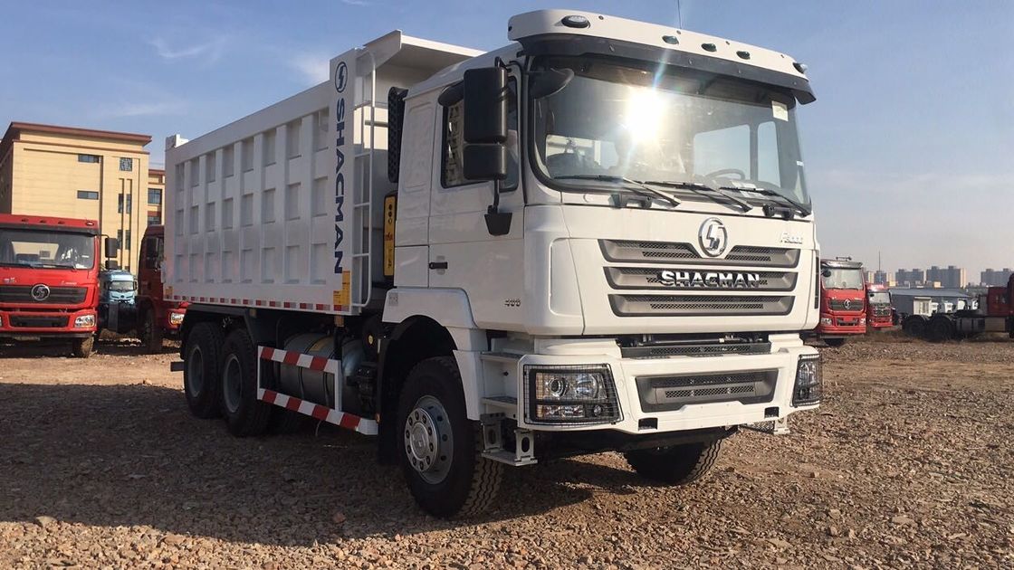 SHACMAN 3 محور تپک دامپ کامیون H3000 6x4 400HP EuroII 50Ton سه محور دامپ کامیون