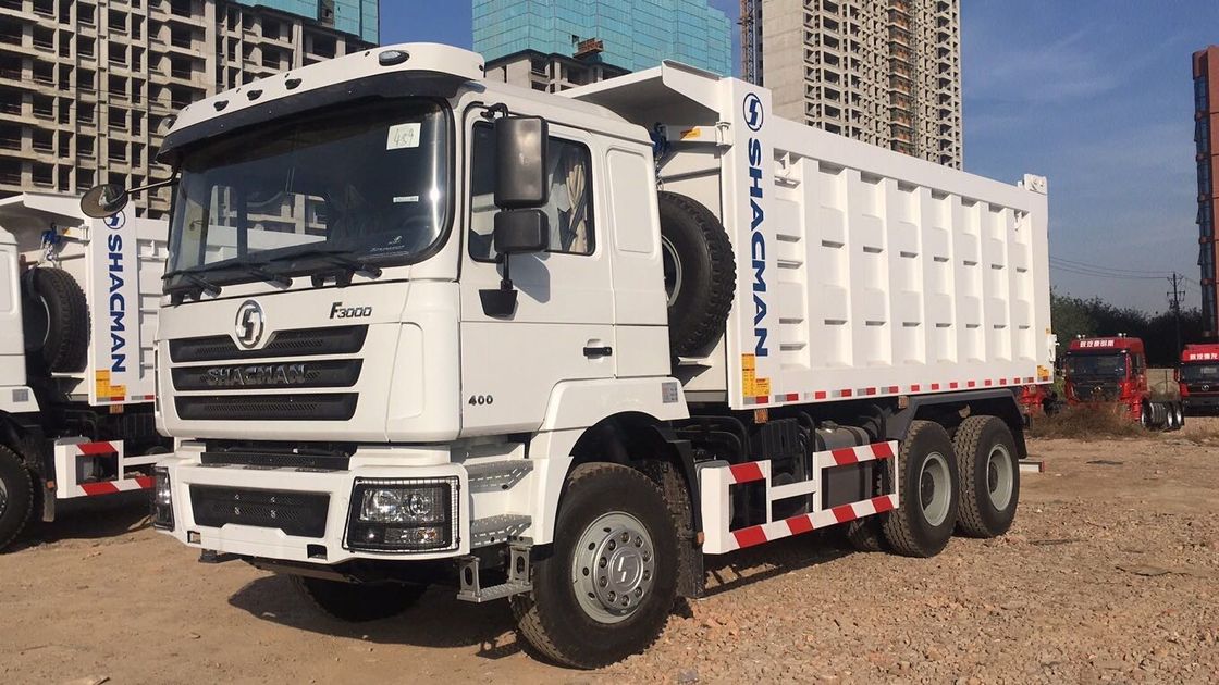 SHACMAN 3 محور تپک دامپ کامیون H3000 6x4 400HP EuroII 50Ton سه محور دامپ کامیون