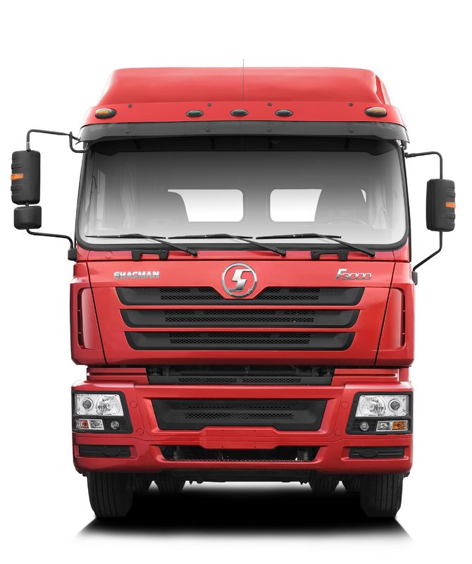 قرمز SHACMAN F3000 375HP یورو V 6 چرخ تراکتور سر 4x2 موتور WEICHAI