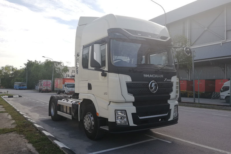 SHACMAN X3000 4x2 تراکتورهای سر تریلرهای قوی تراکتور کامیون 375HP موتور WEICHAI