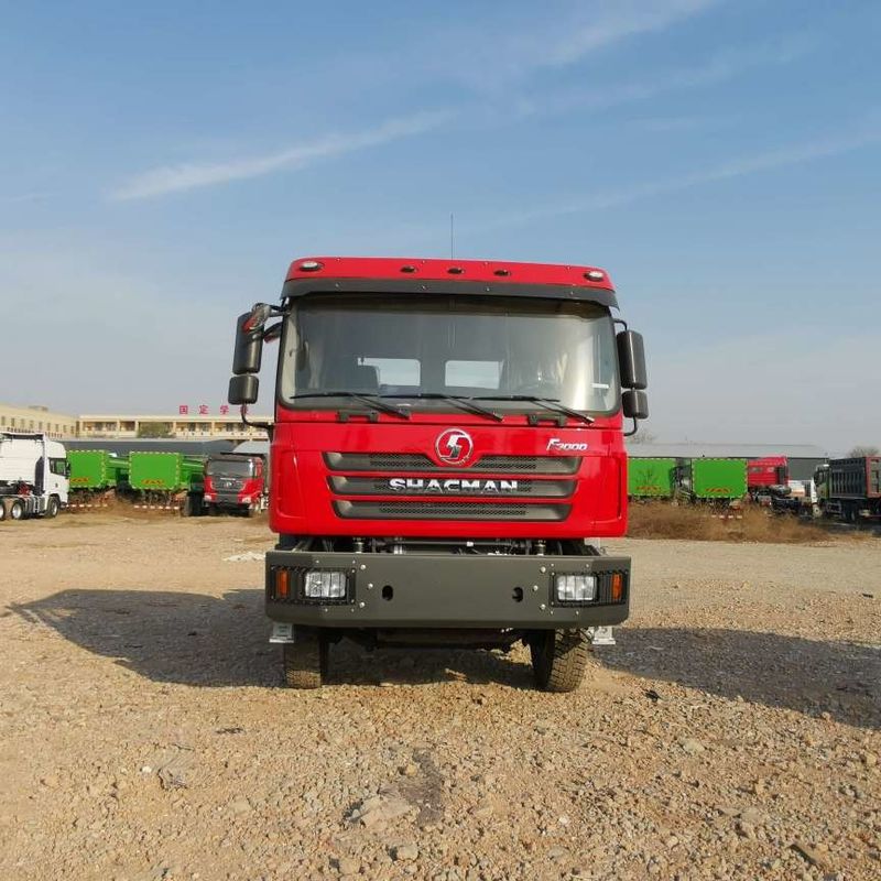 قرمز SHACMAN F3000 375HP یورو V 6 چرخ تراکتور سر 4x2 موتور WEICHAI