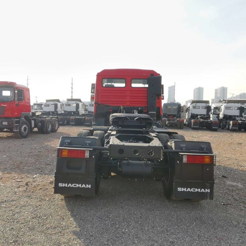 قرمز SHACMAN F3000 375HP یورو V 6 چرخ تراکتور سر 4x2 موتور WEICHAI