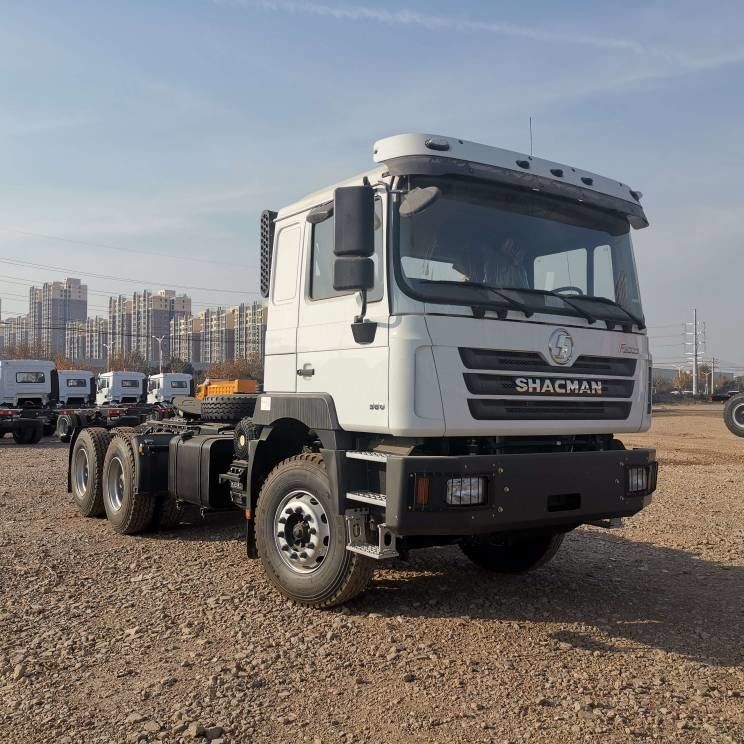 قرمز SHACMAN F3000 375HP یورو V 6 چرخ تراکتور سر 4x2 موتور WEICHAI