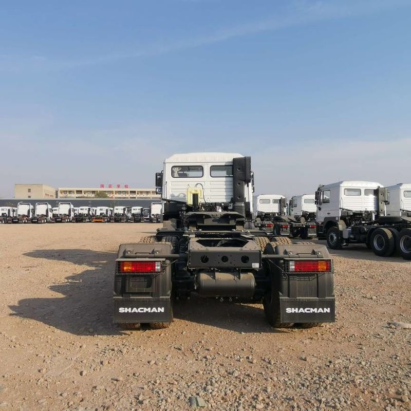 قرمز SHACMAN F3000 375HP یورو V 6 چرخ تراکتور سر 4x2 موتور WEICHAI