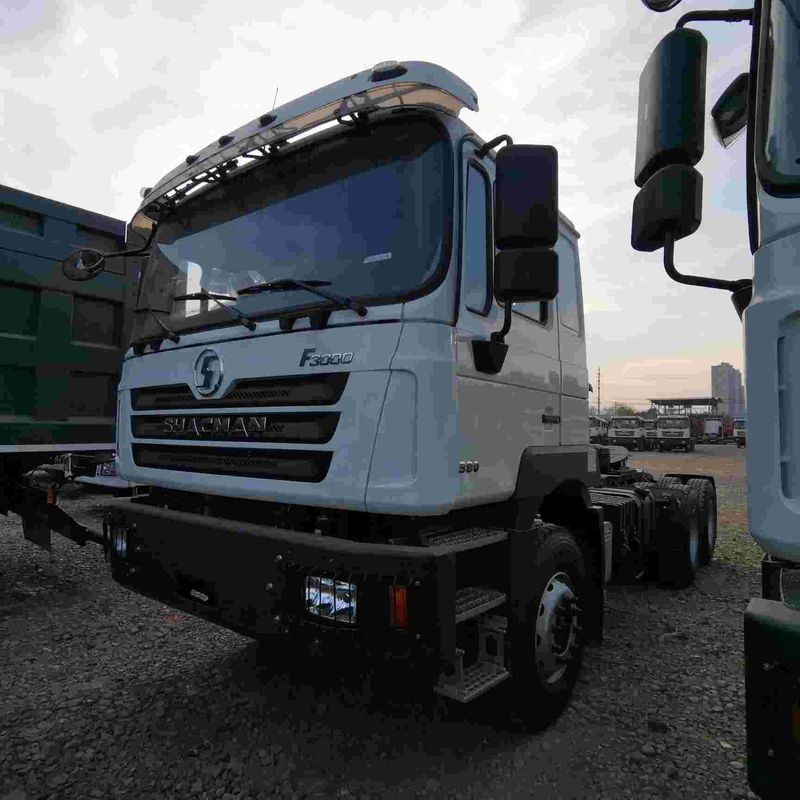 قرمز SHACMAN F3000 375HP یورو V 6 چرخ تراکتور سر 4x2 موتور WEICHAI