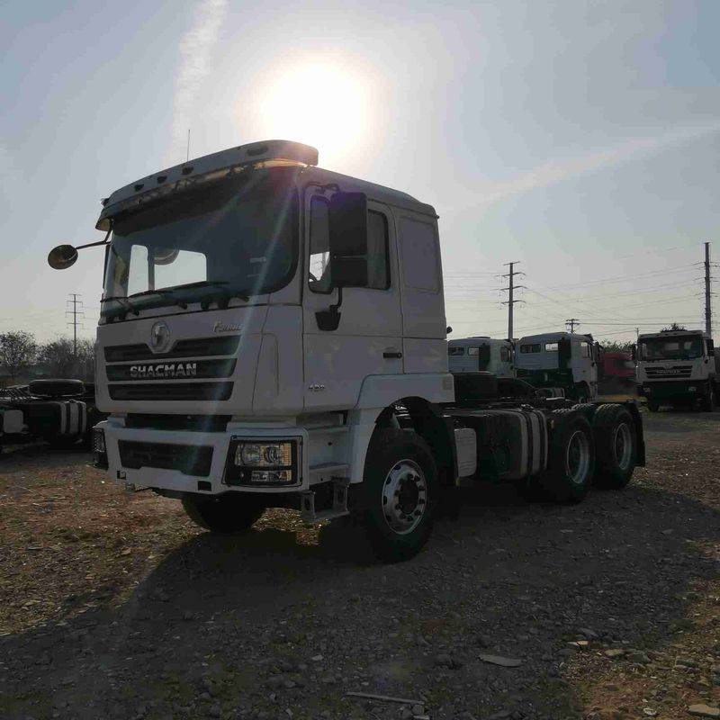 قرمز SHACMAN F3000 375HP یورو V 6 چرخ تراکتور سر 4x2 موتور WEICHAI