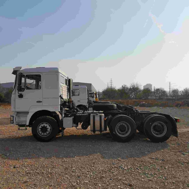 قرمز SHACMAN F3000 375HP یورو V 6 چرخ تراکتور سر 4x2 موتور WEICHAI