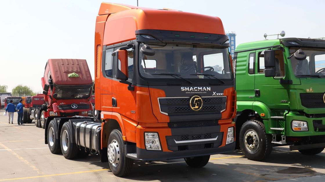 کامينز 420 اسب بخار 10 چرخ 6X4 شاکمن X3000 تراکتور کامیون سر برای فروش