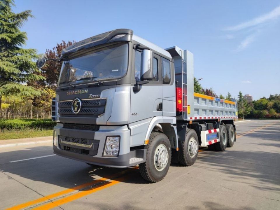 SHACMAN 8x4 440HP EuroV سنگین کامپران سفید 20 - 30 تن کامپران کپی
