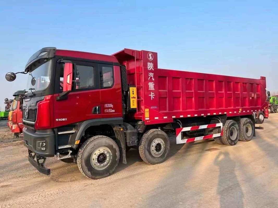 SHACMAN 8x4 440HP EuroV سنگین کامپران سفید 20 - 30 تن کامپران کپی