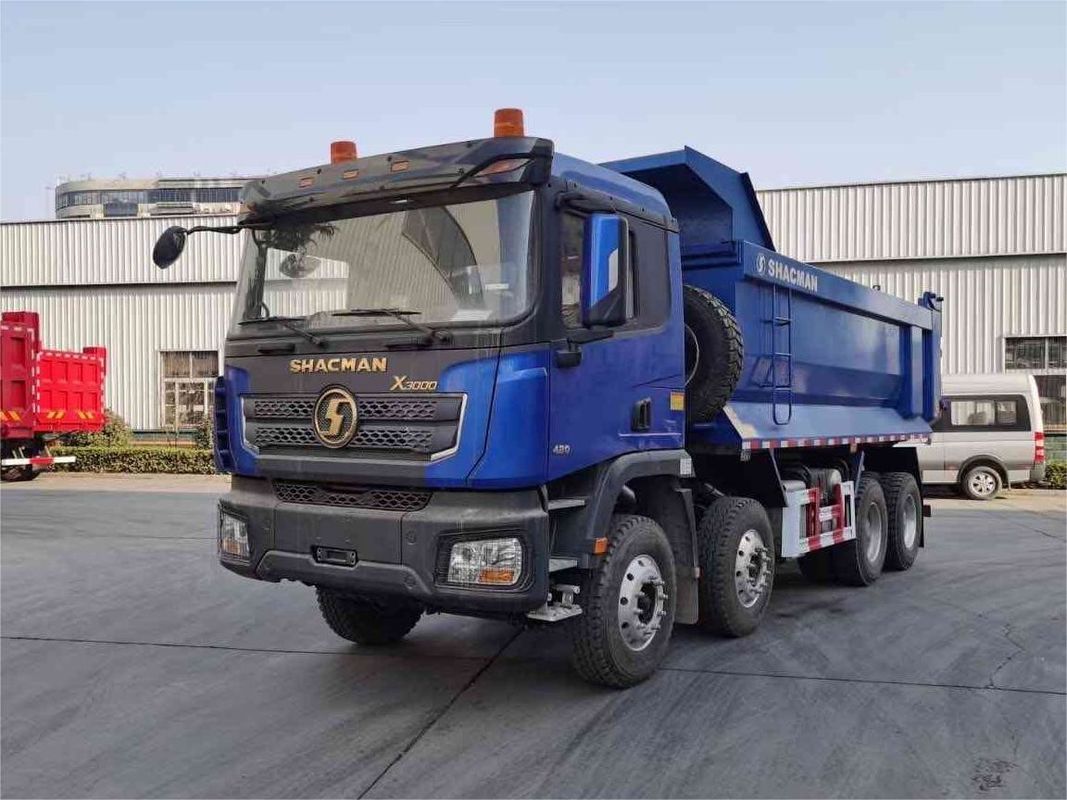 SHACMAN 8x4 440HP EuroV سنگین کامپران سفید 20 - 30 تن کامپران کپی