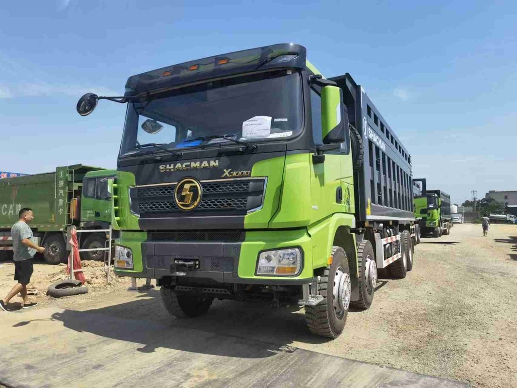 SHACMAN 8x4 440HP EuroV سنگین کامپران سفید 20 - 30 تن کامپران کپی