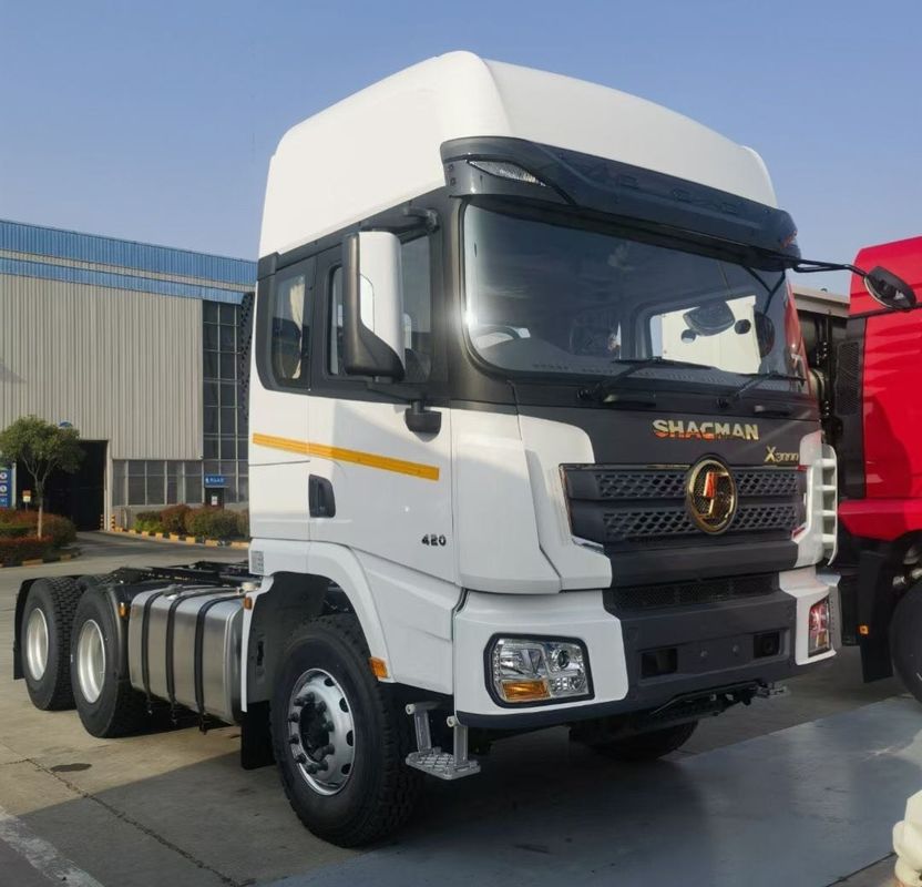 SHACMAN X3000 10 چرخ تریلر تراکتور کامیون WEICHAI CUMMINS موتور 380hp 400hp 430hp