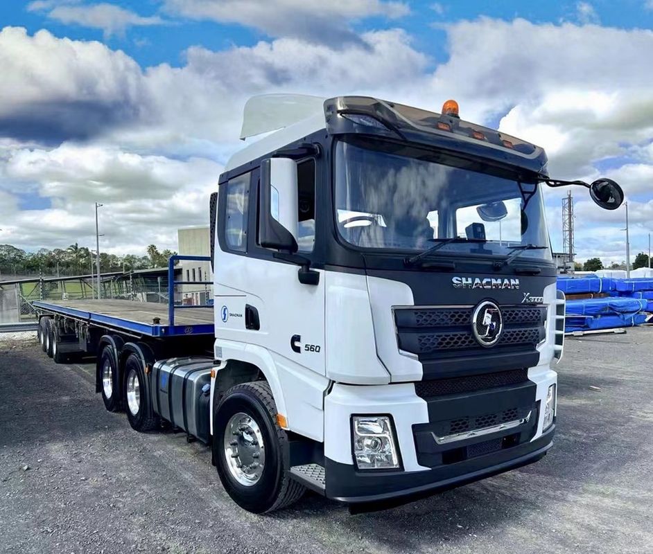 SHACMAN X3000 10 چرخ تریلر تراکتور کامیون WEICHAI CUMMINS موتور 380hp 400hp 430hp