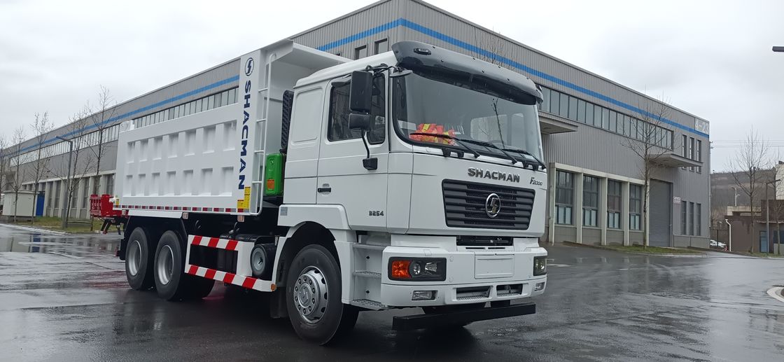 F2000 SHACMAN 290hp WEICHAI موتور دیزل یورو II 6x4 کامیون 12R22.5 لاستیک