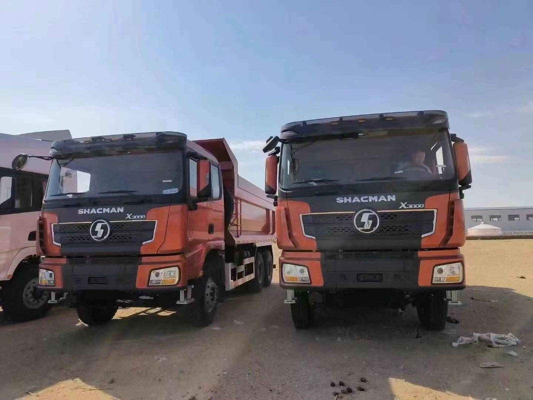 کامینز موتور دیزل SHACMAN کامیون سنگین 25 تن بار X3000 6x4 420 یوروIII