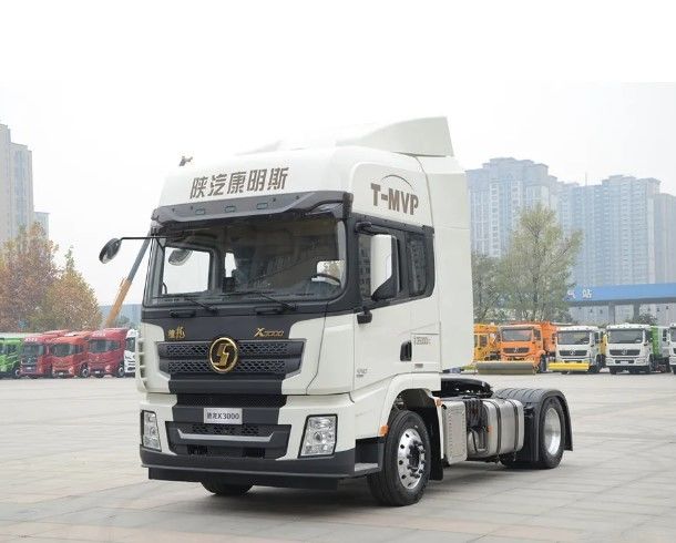 SHACMAN X3000 4x2 تراکتور 420HP خواب دو نفره راننده چپ تراکتور کامیون برای الجزایر
