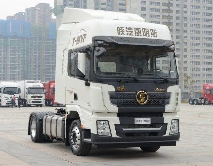 دستي دنده تغییر 10 چرخ تراکتور کامیون SHACMAN 430hp X3000 4x2 Double Sleeper کابین تراکتور سر