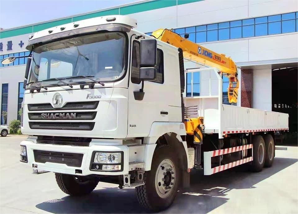 SHACMAN F3000 جرثقیل کامیون 6x4 340hp کامیون جعبه بار EuroII