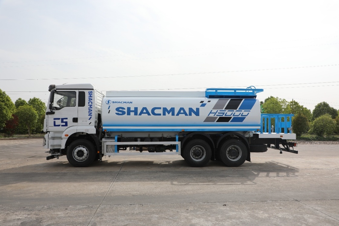 کامیون آبپاش SHACMAN H3000 4X2 با موتور 336 اسب بخاری، مخزن 10 متر مکعبی و فرمان چپ یورو II