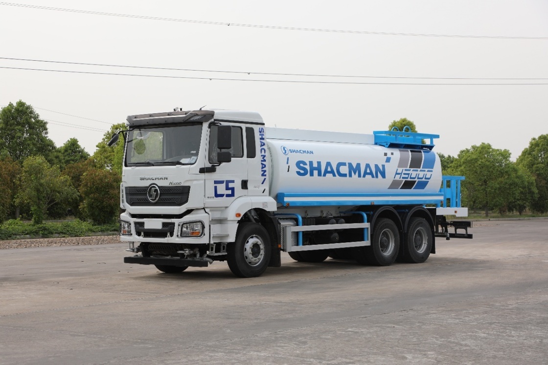 کامیون آبپاش SHACMAN H3000 4X2 با موتور 336 اسب بخاری، مخزن 10 متر مکعبی و فرمان چپ یورو II