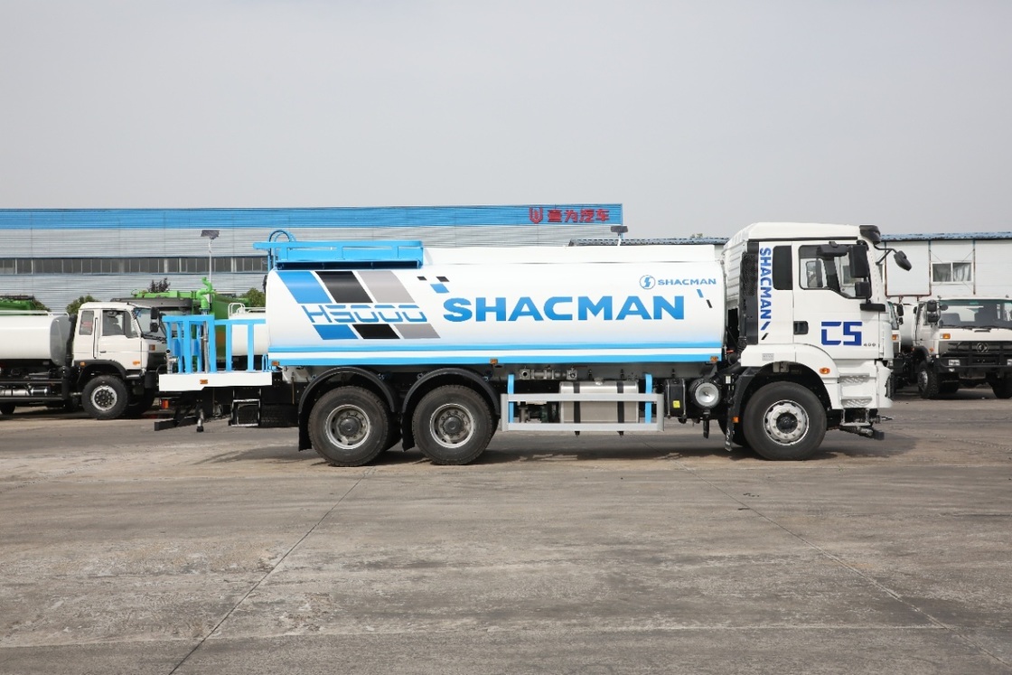 کامیون آبپاش SHACMAN H3000 4X2 با موتور 336 اسب بخاری، مخزن 10 متر مکعبی و فرمان چپ یورو II