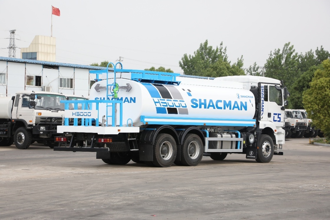 کامیون آبپاش SHACMAN H3000 4X2 با موتور 336 اسب بخاری، مخزن 10 متر مکعبی و فرمان چپ یورو II